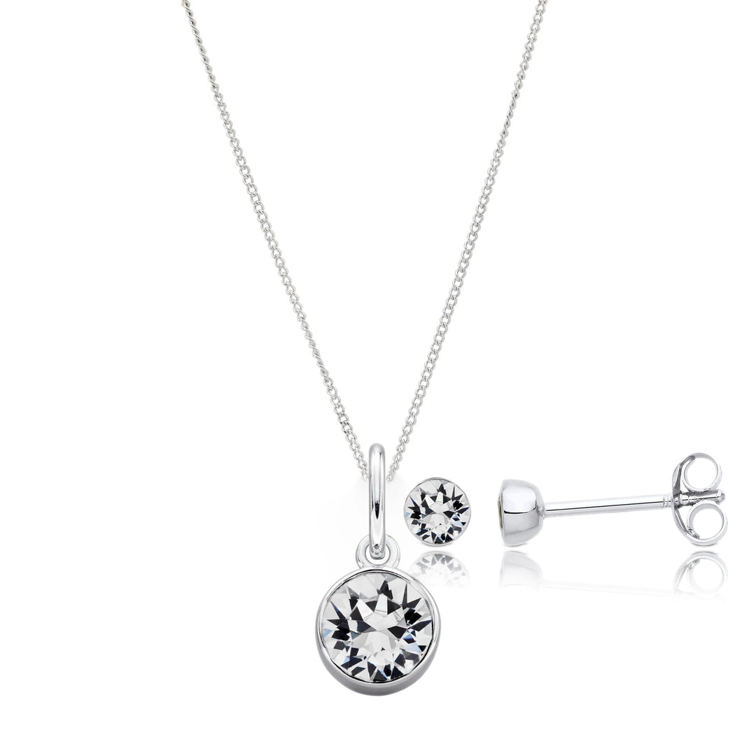 Elli Women Birthstone Crystals 925 Silver Necklace Elli Women Birthstone Crystals 925 Silver Necklace