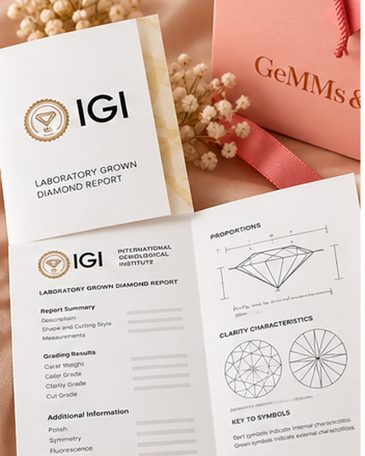 18ct White Gold 2.00ct Solitaire Lab Grown Diamond Ring - IGI certificate with GeMMs & Co packaging