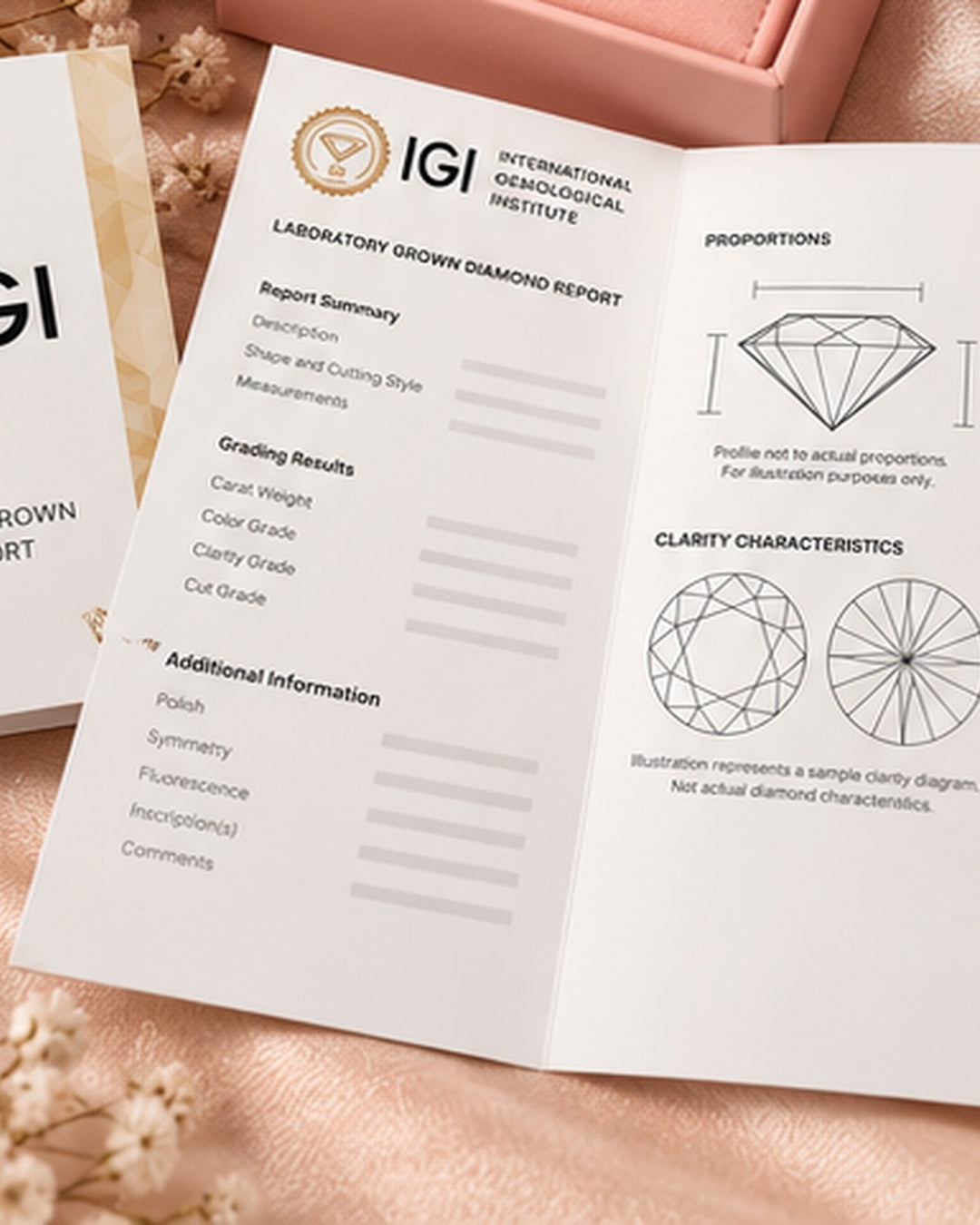 18ct White Gold 2.00ct Emerald Cut Lab Grown Diamond Ring - IGI certificate with GeMMs & Co packaging