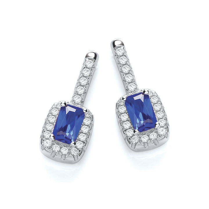 blue  Sapphire earring best for gifts for her