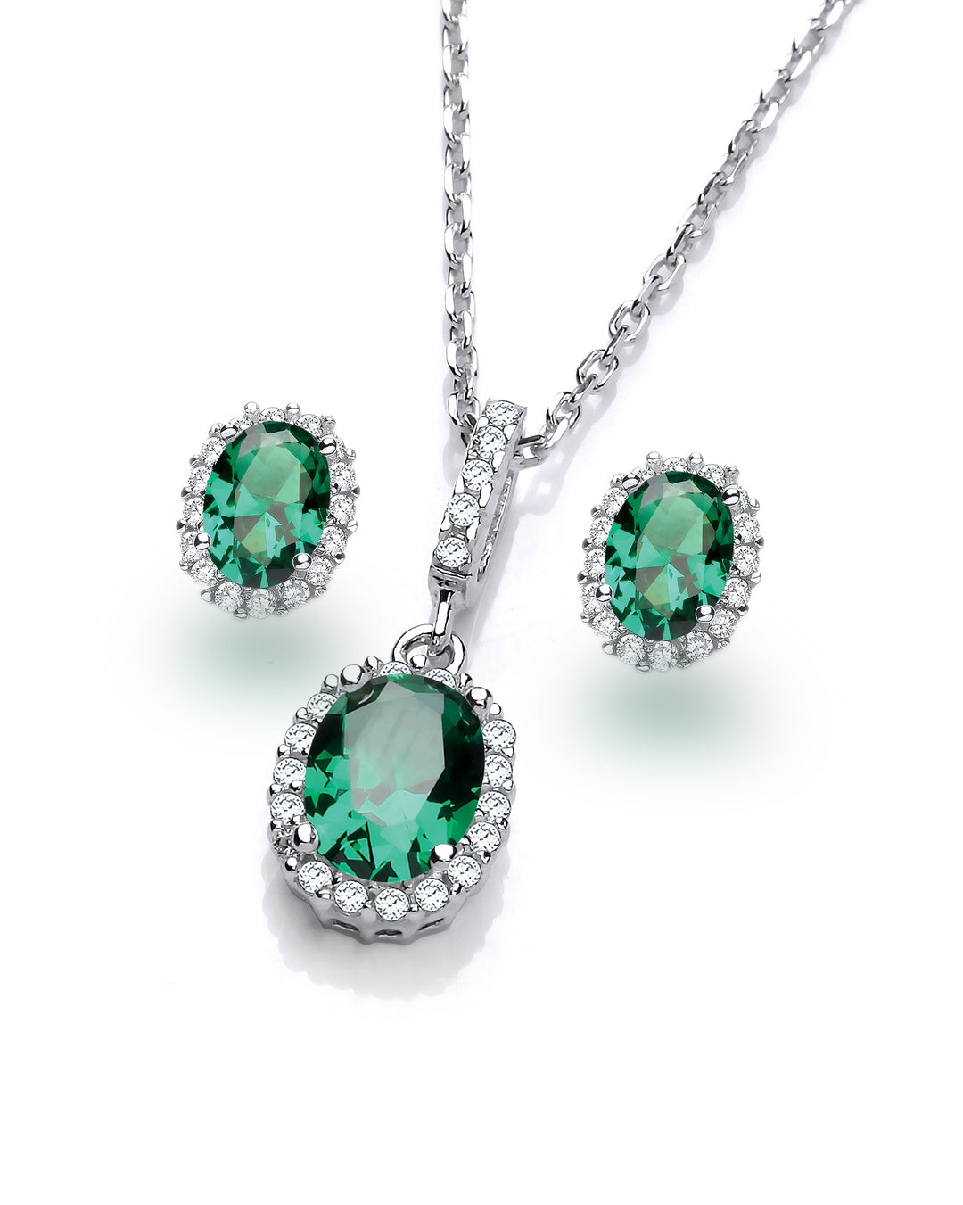 Emerald, the birthstone for May born  best silver gift  affordable  ever 