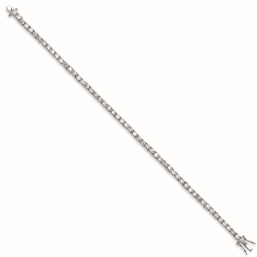 Sparkle Clear Crystal Tennis Bracelet in Silver/Gold