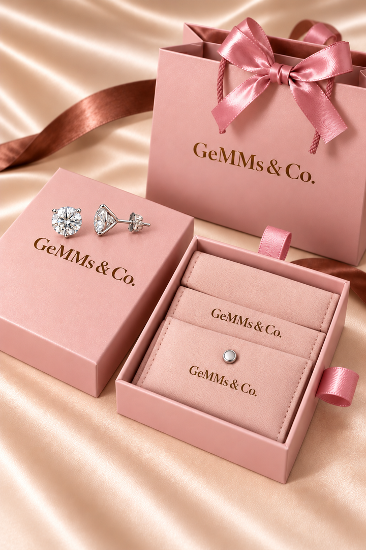 IGI-Certified Lab-Grown Diamond Martini Stud Earrings