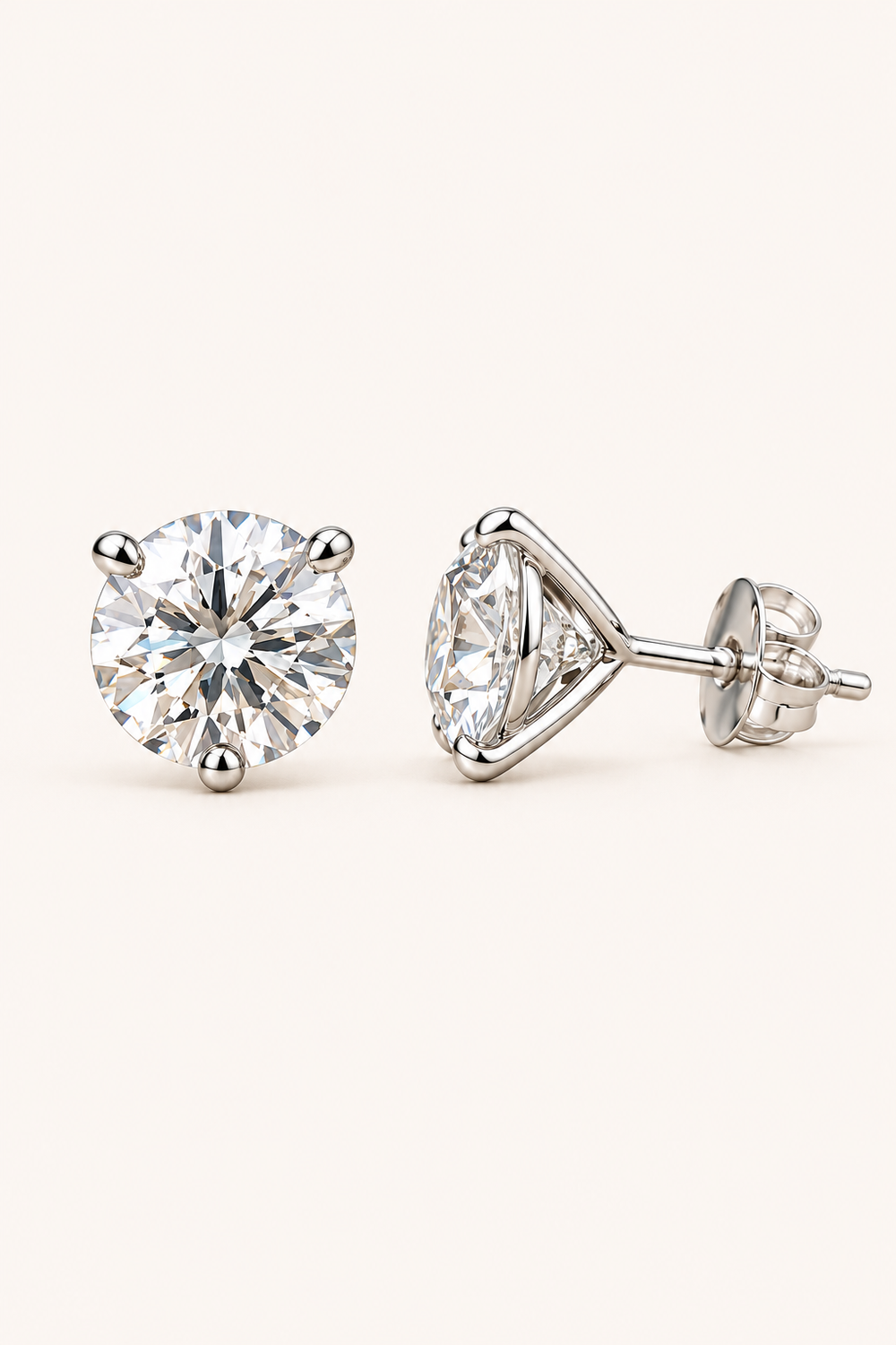 IGI-Certified Lab-Grown Diamond Martini Stud Earrings