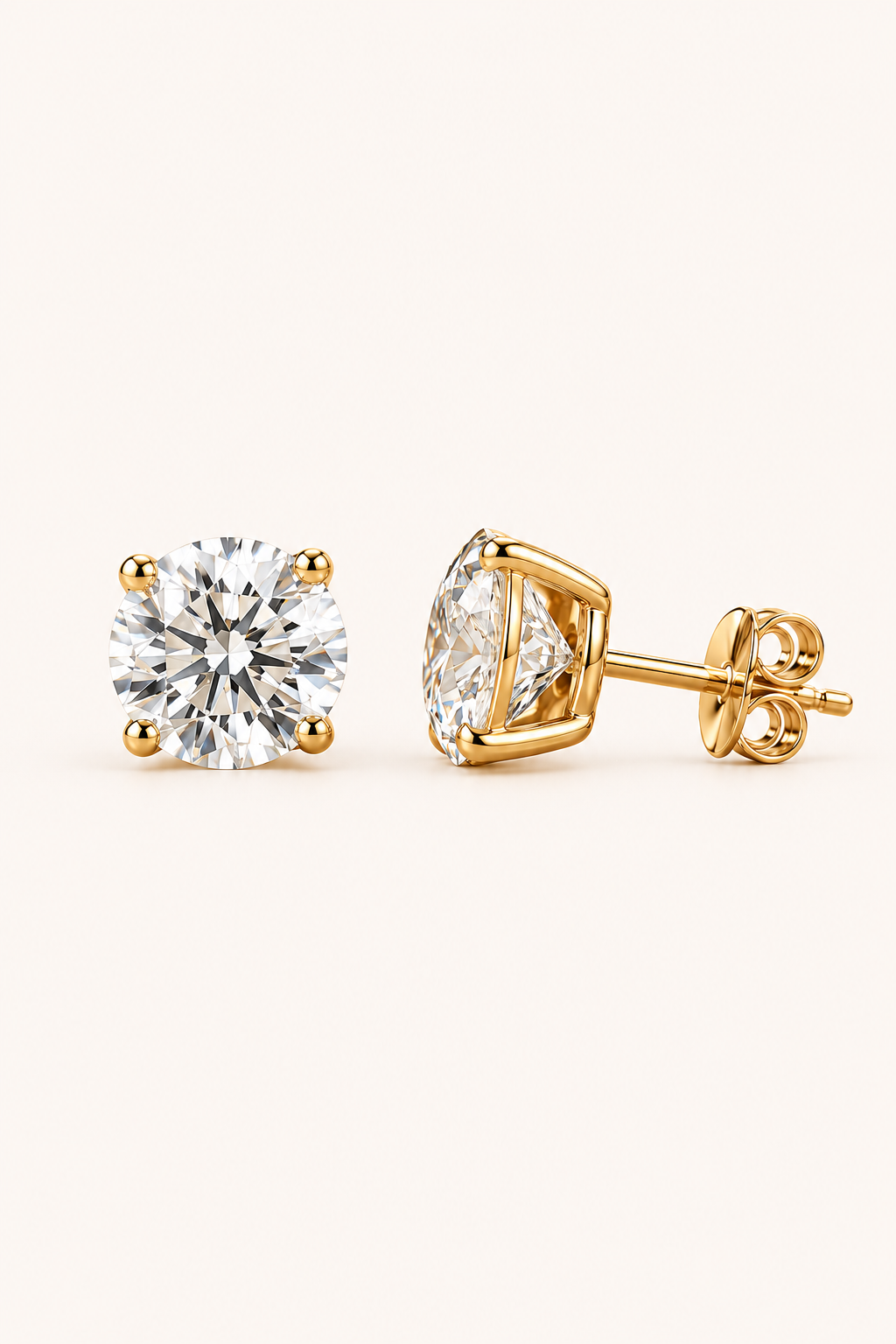 IGI-Certified Lab-Grown Diamond Stud Earrings