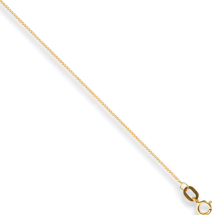 Plain Star of David Necklace In 9CT Yellow Gold